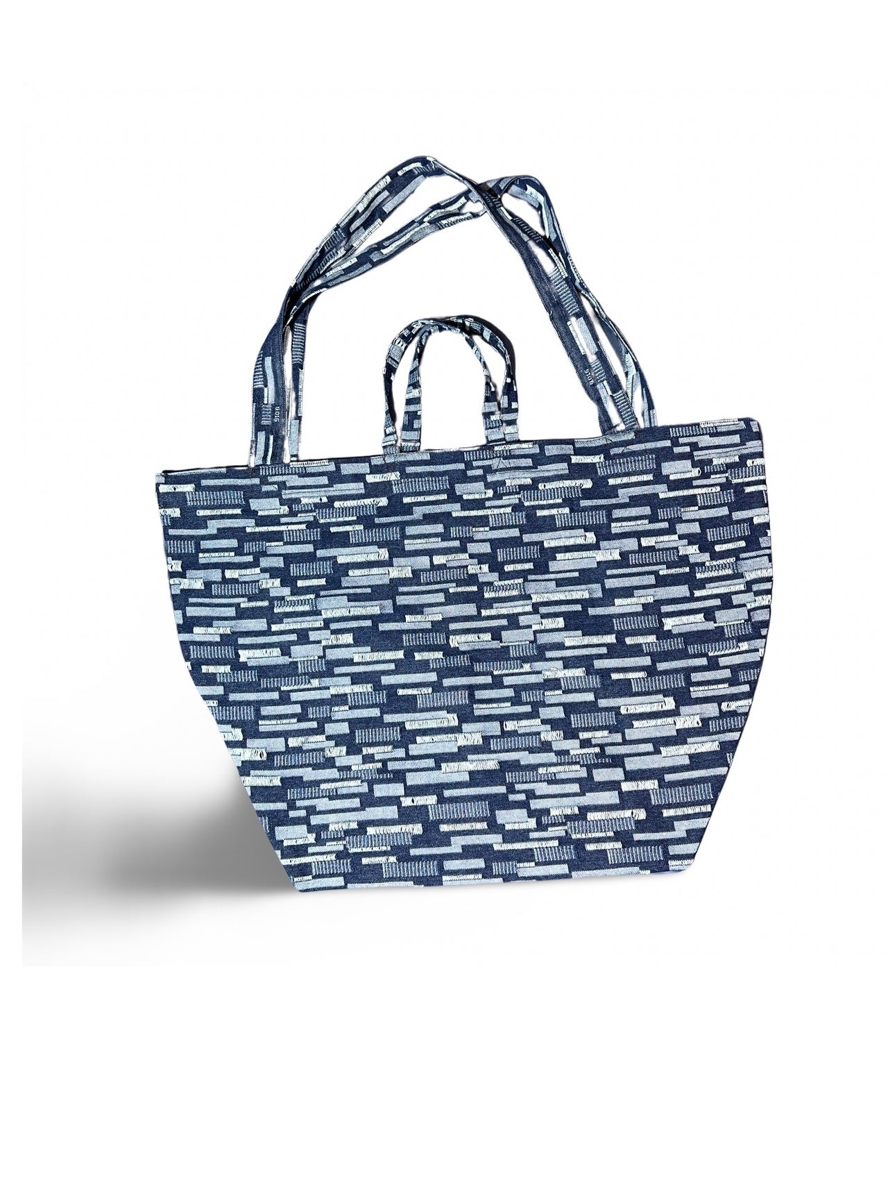 Distressed Denim Tote