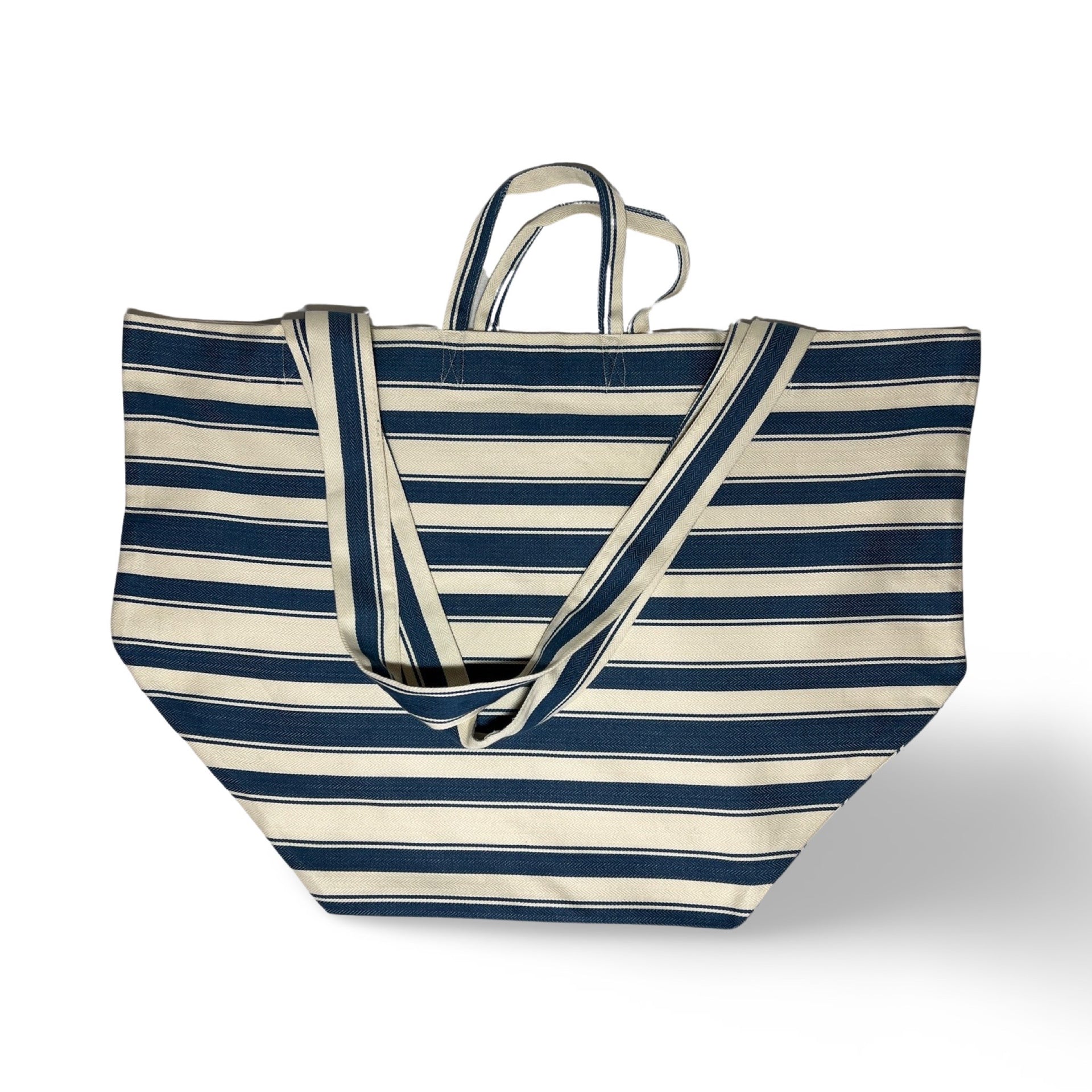 Blue Stripped Tote Bag