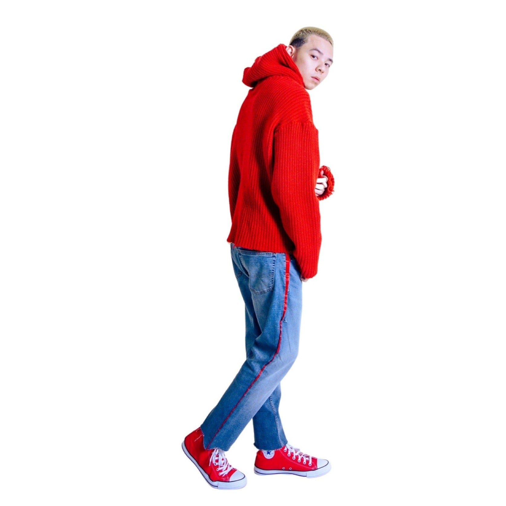 Unsupervised Hoodie  (Crimson Red)