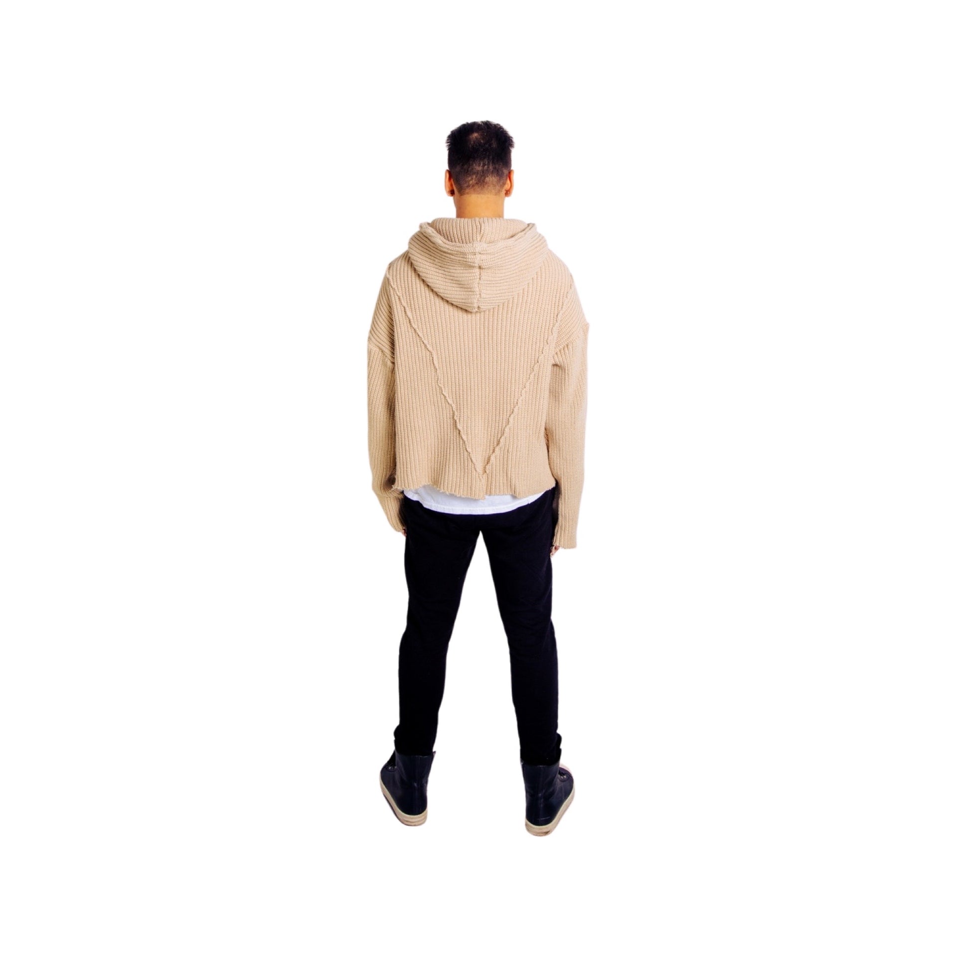 Unsupervised Knit Hoodie  (Cream)